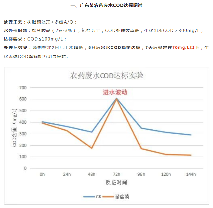 廣東某農(nóng)藥 廢水COD達(dá)標(biāo)調(diào)試案例